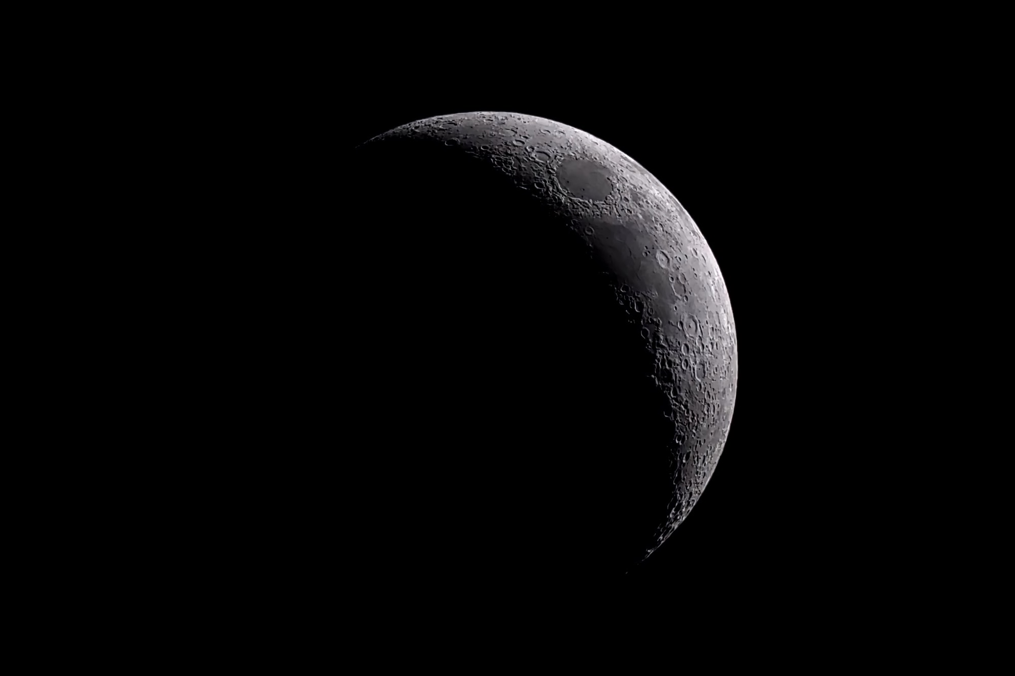 Zunehmender Mond, Foto: MS