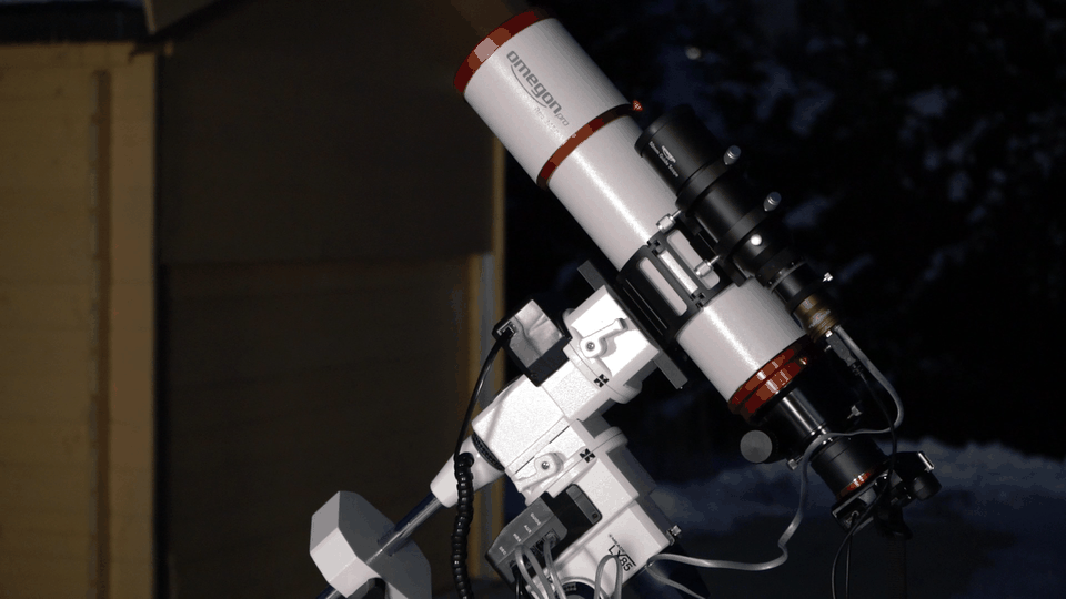Das ist der Aufbau eines Setups für Deep-Sky-Fotografie mit Guidescope, Guidingkamera und Hauptkamera