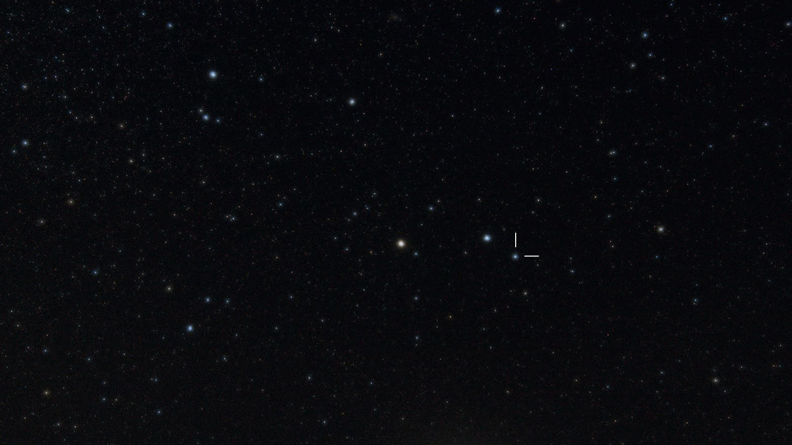 γ Arietis se situe dans la corne gauche de la constellation du Bélier. Bernhard Hubl