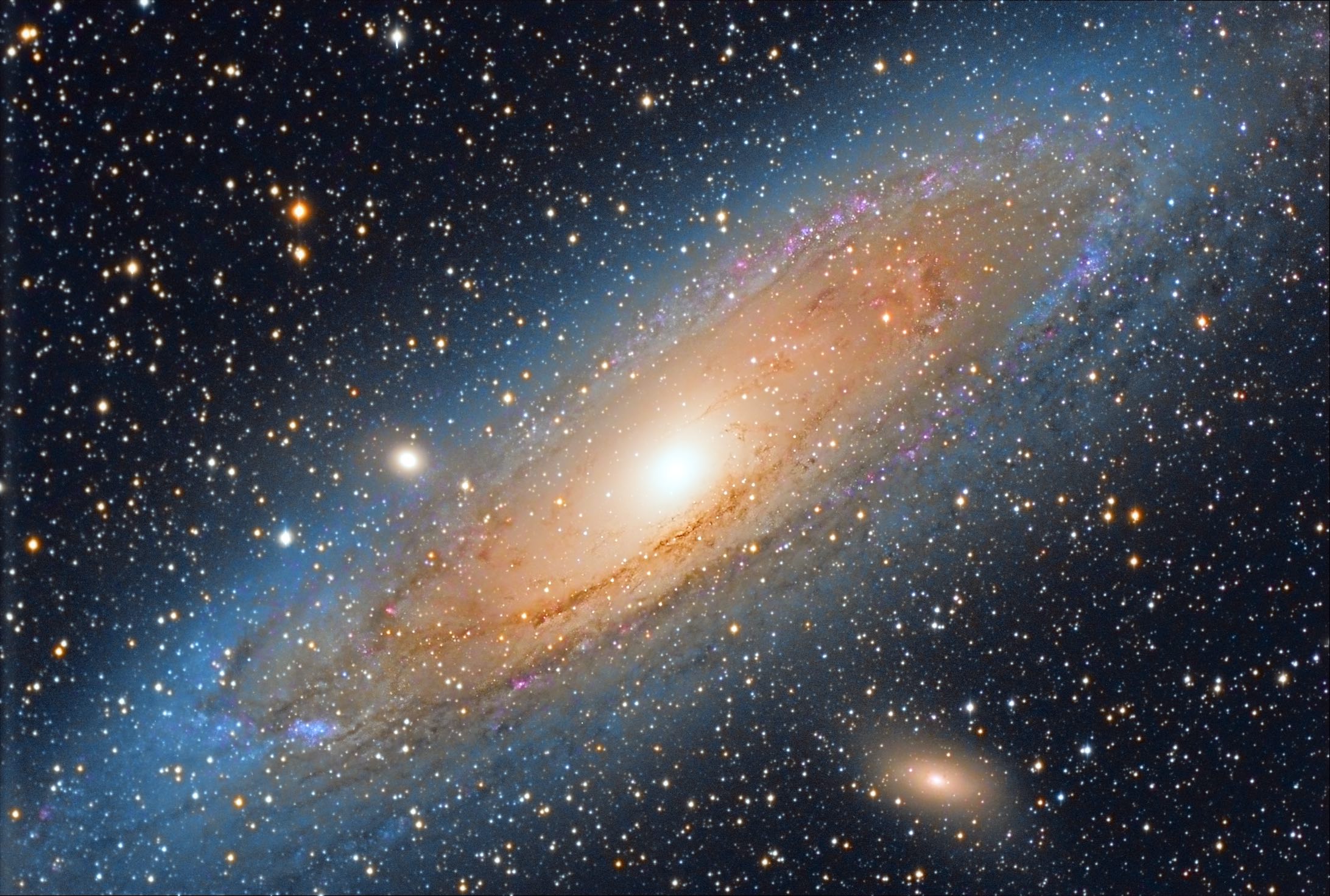 Galaxie d’Andromède M31, photo : Carlos Malagón
