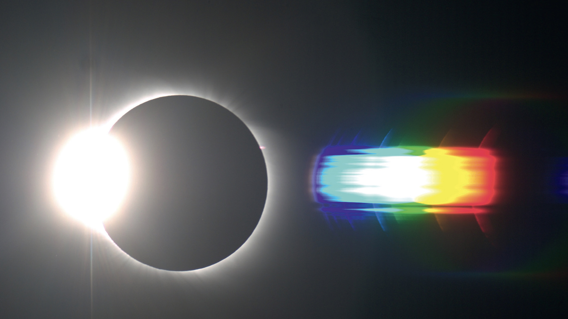 Le spectre éclair de l’éclipse solaire totale du 01/08/2008. Les raies d’émission les plus flagrantes sont identifiables et repérées. Bernd Gährken