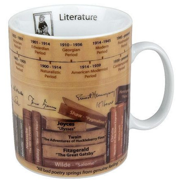 Tasse Könitz Mugs of Knowledge Literature