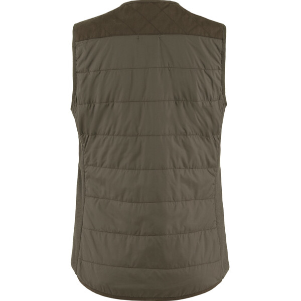 Fjällräven Forest Wool Padded Vest W, 633 Dark Olive, L