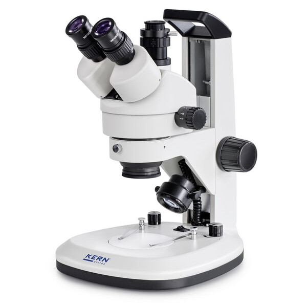 Microscope stéréo zoom Kern OZL 468, 7x-45x, Al/Dl, 3W LED