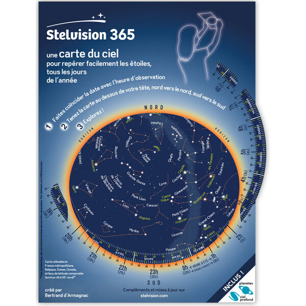 Carte du ciel Stelvision 365