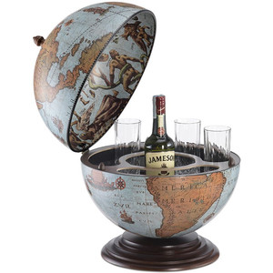 Globe de bar Zoffoli living Nettuno Blue Ocean 40cm