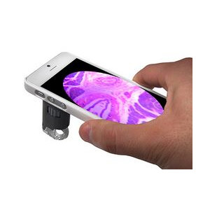 Carson Microscope Smartphone MM-255, avec adaptateur iPhone5