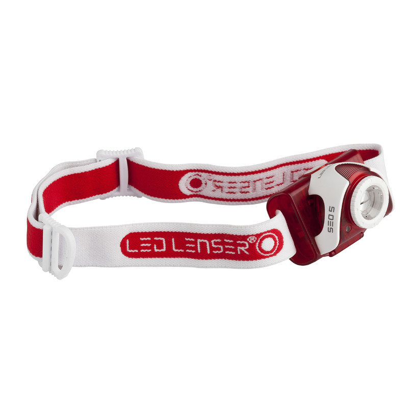 LED LENSER Stirnlampe SEO5 Rot