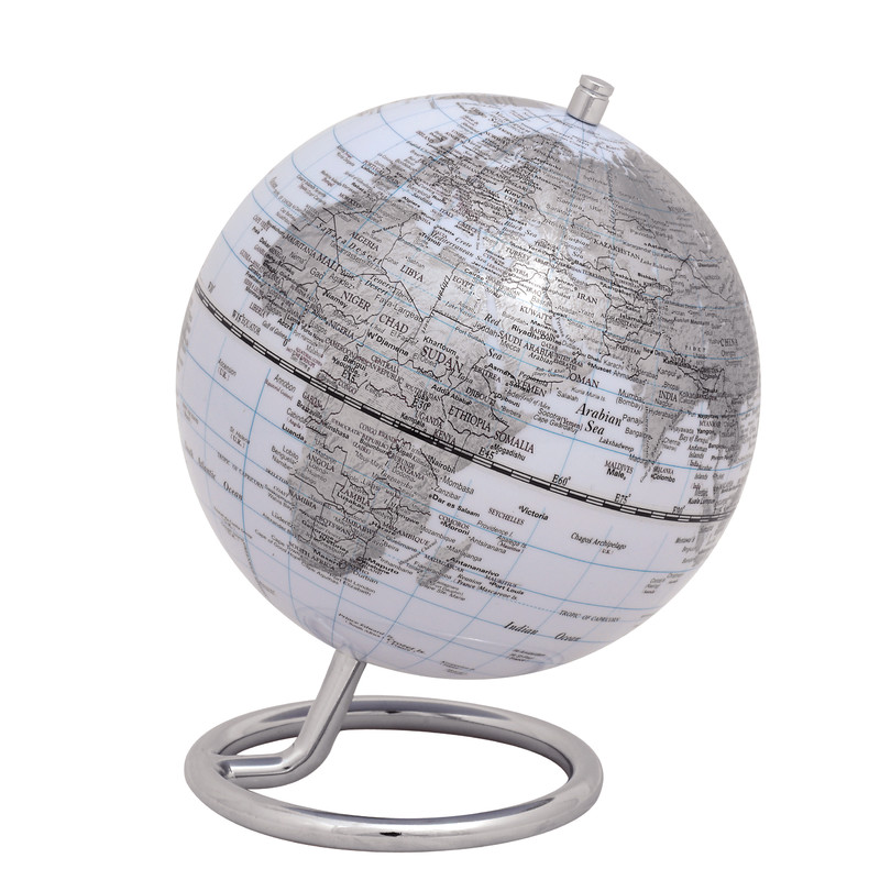 TROIKA Mini-Globus Galilei White 13cm