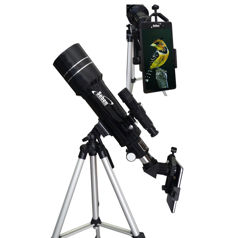 Orbinar Reise Teleskop Spektiv 400/70 + Rucksack + Smartphone Adapter DKA5