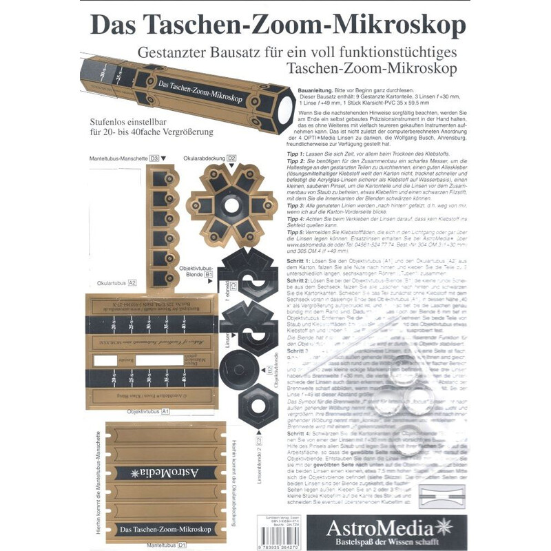 Kit AstroMedia Taschen-Zoom-Mikroskop