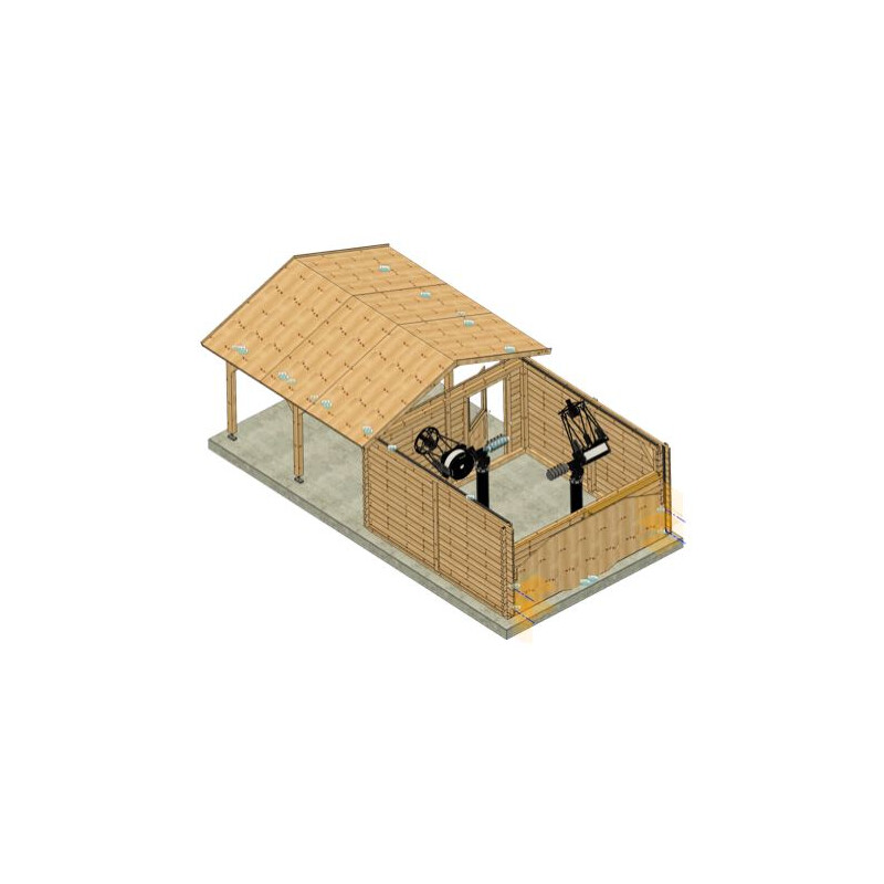 Dome Parts Rolldach-Sternwarte GreenLine Mega