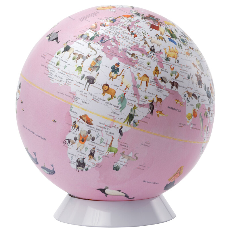 Globe TROIKA Wildlife World Pink 25cm