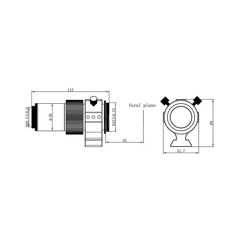 Lunette apochromatique Askar AP 30/135 FMA135 OTA