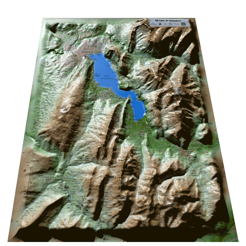 Carte régionale 3Dmap Le Lac d'Annecy
