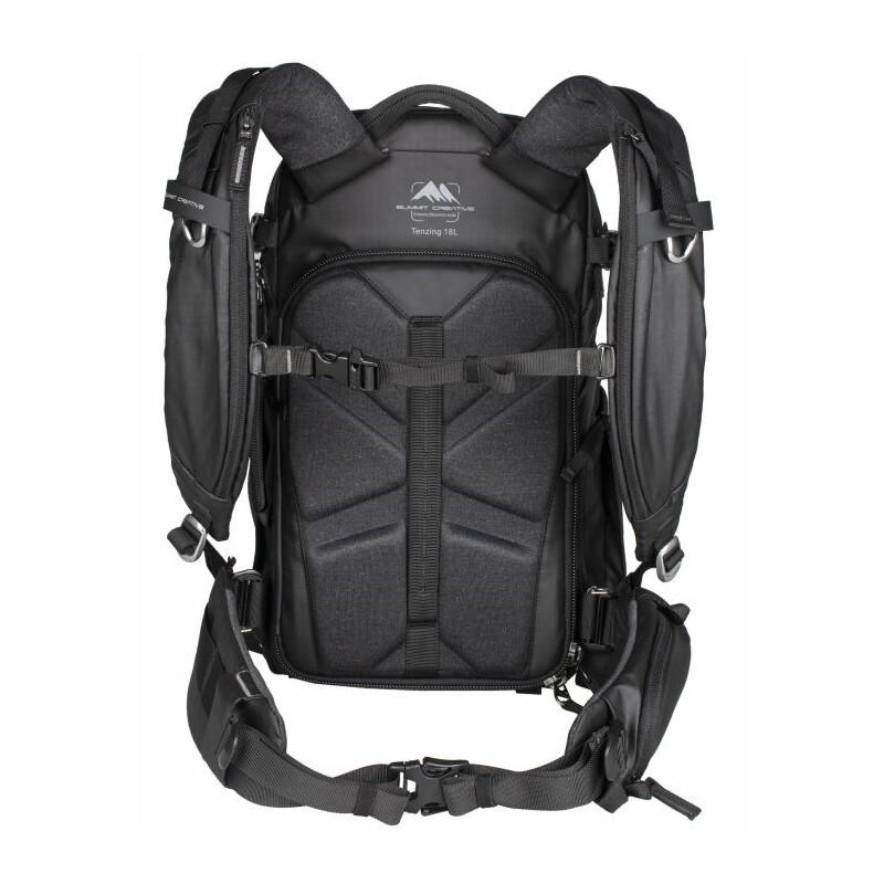 Black zip backpack on sale